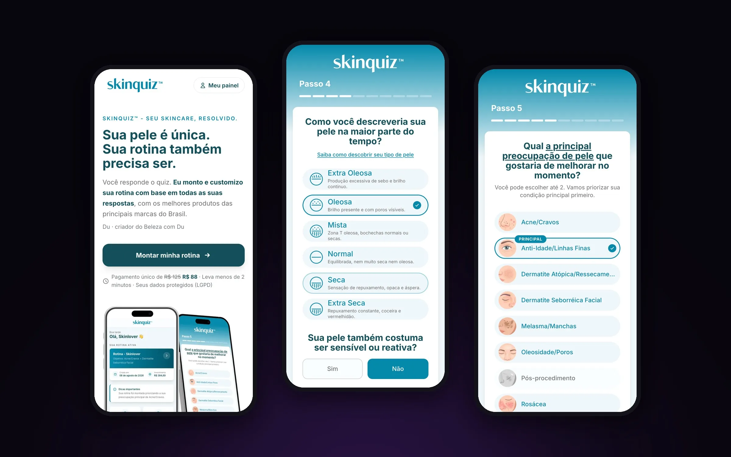 Skinquiz™ · Beleza com Du